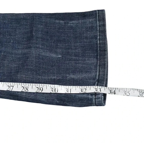 Vintage Marciano Y2K Jeans Embellished Distressed Low Rise Blue Boot Cut Size 25 - Picture 15 of 15